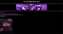 Desktop Screenshot of budmelvin.com