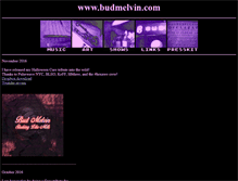 Tablet Screenshot of budmelvin.com